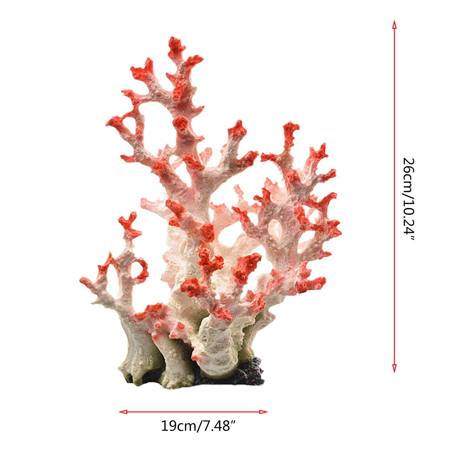 Ventaglio Di Mare Artificiale Per Decorazione - Marrone, 55x45 Cm, Per Acquari E Pareti - Foto 7