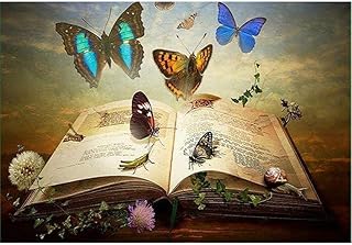 Comprar Puzzle 1000 Piezas, Puzzles para Adultos, Obra de Arte de Juego de Adulto Rompecabezas para Libro y mariposa, Rompecabezas de Piso Juego de Rompecabezas y Juego Familiar 26X38cm(10.23X14.96inch)