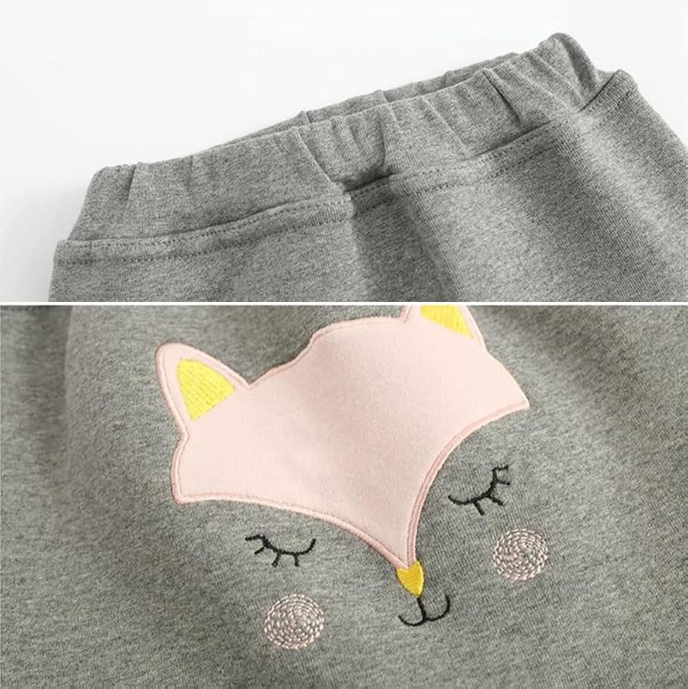 ALUCIC Baby Fleece Thermohose Für Mädchen - Warme Leggings Für Herbst & Winter