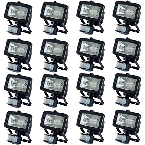 150 x Timeguard Black SLB100G Energy Saving PIR Sensor 100W Halogen Floodlights