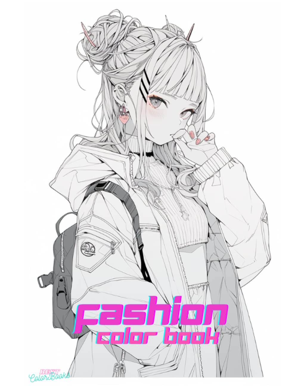 Fashionista Fantasy, Fashion Color Book for girls: Anime Fashion Coloring Book for Girls - Immerse yourself in the enchanting world of anime fashion
