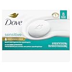 Dove Beauty Bar Soap Sensitive, 8 Bars for Sensitive Skin, Fragrance Free and Hypoallergenic 3.75 oz - Image 2