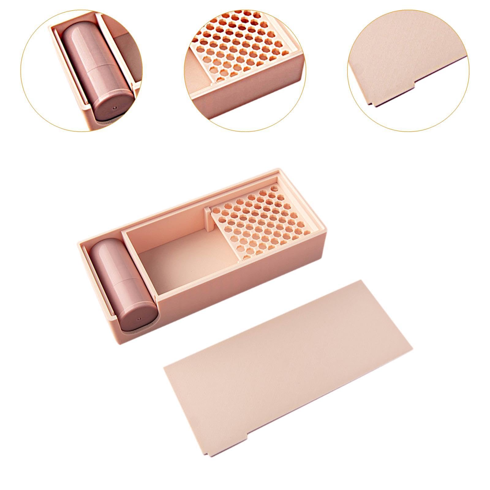 Scatola per tapper di amido di mais, pratico contenitore per stampaggio di argille per argilla polimerica albicocca, strumenti e set per ceramiche, artigianato