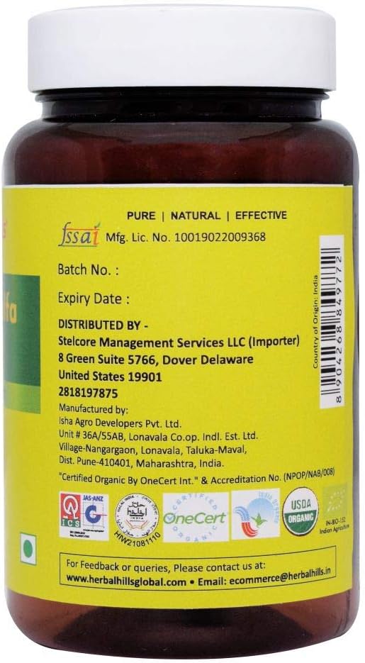 Herbal Hills Organic Alfalfa 120 Tablets Source of Vitamin A Natural Green Superfoods (120 Count) : Health & Household