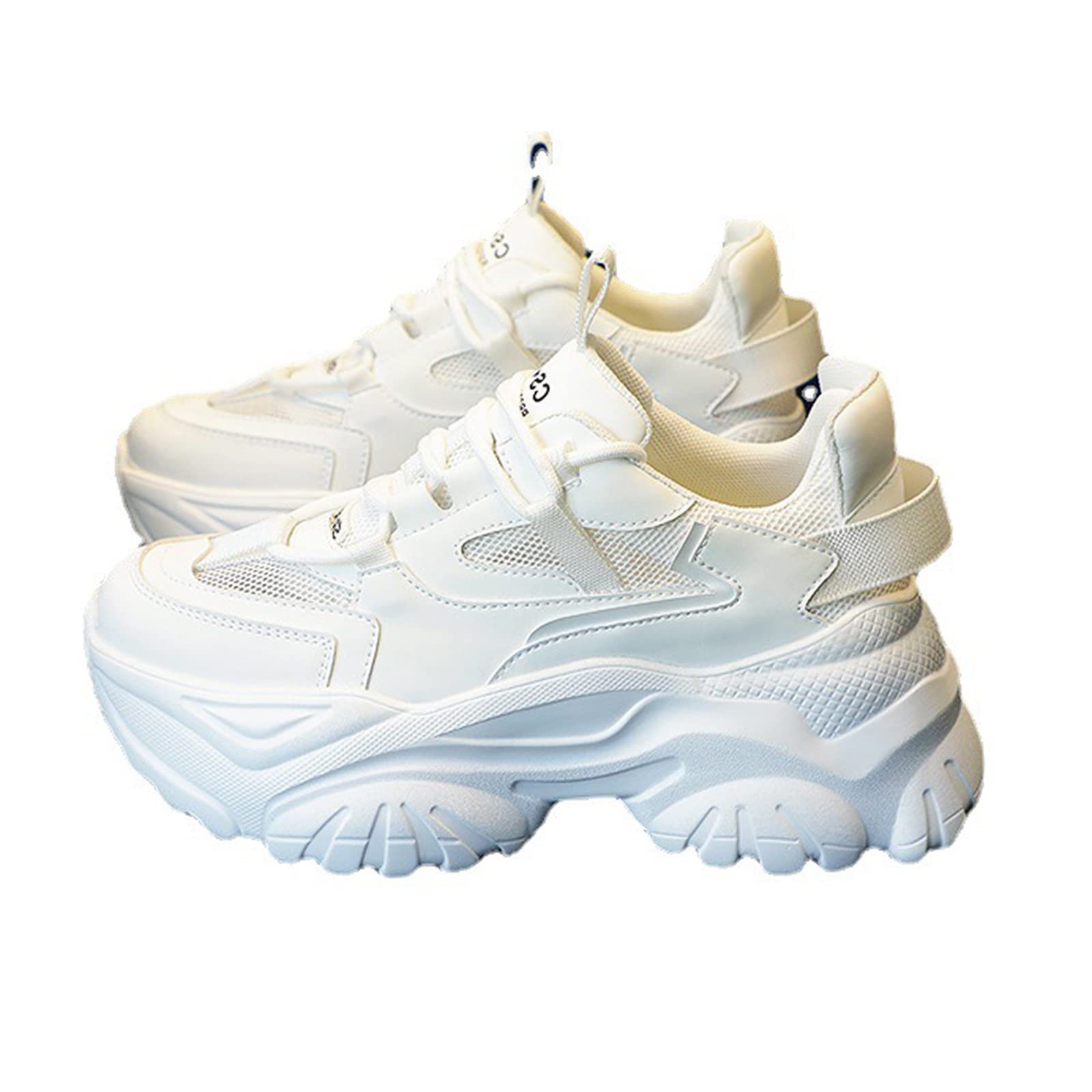 womens white chunky nike shoes