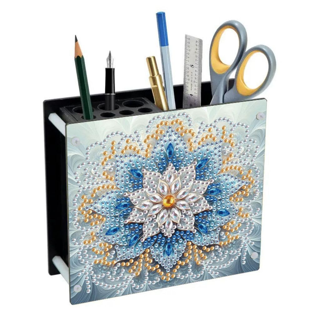 DoxQcs DIY Diamond Art Painting Pencil Makeup Brushes Holder for Desk for Pen Display, Art Painting Pen Holder Desktop Desktop Organizer Storage