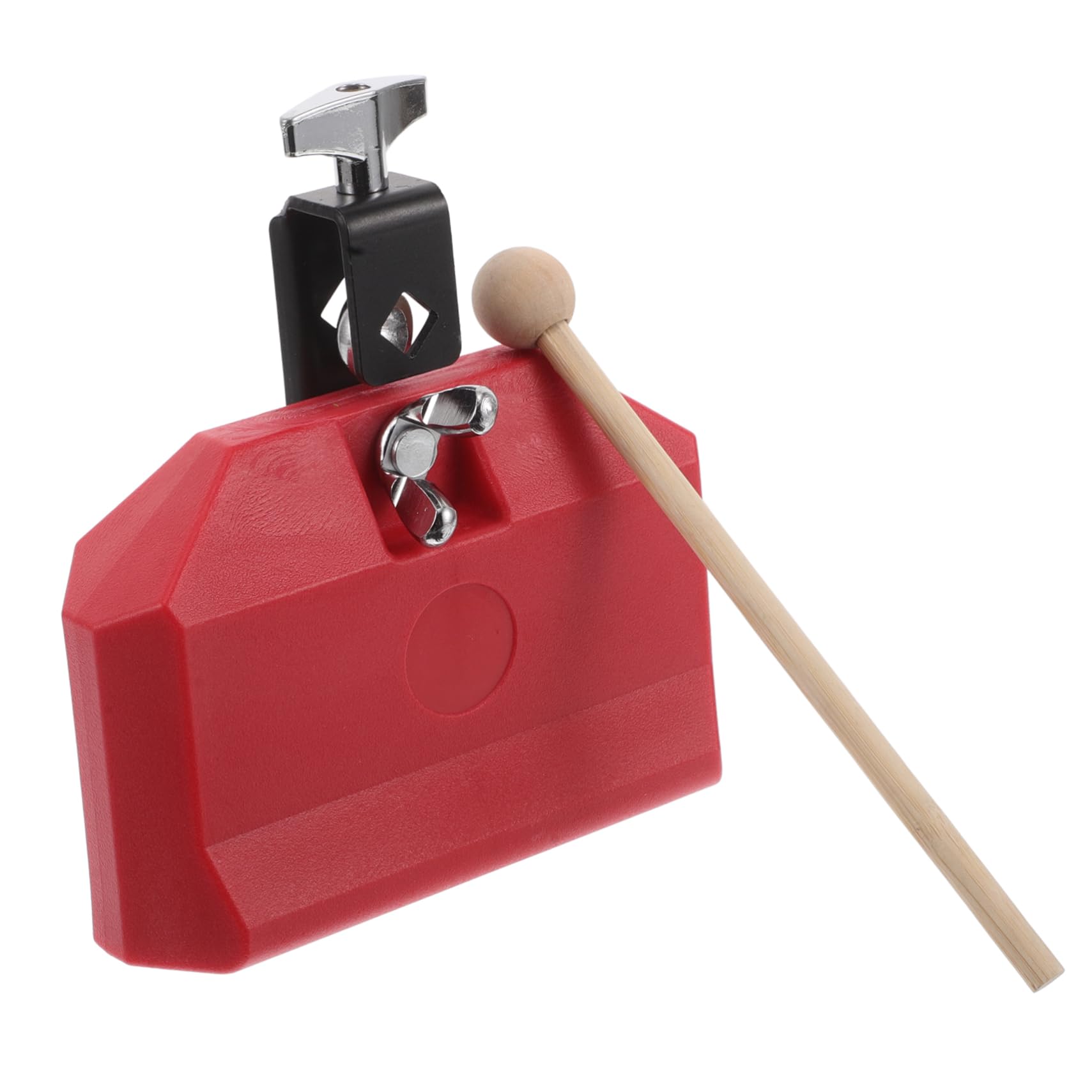 GOOHOCHY Drum Jam Block for Boys and Girls Cowbell Stick with Percussion Block Set of 2 Educational Musical Instrument for Rhythm Learning