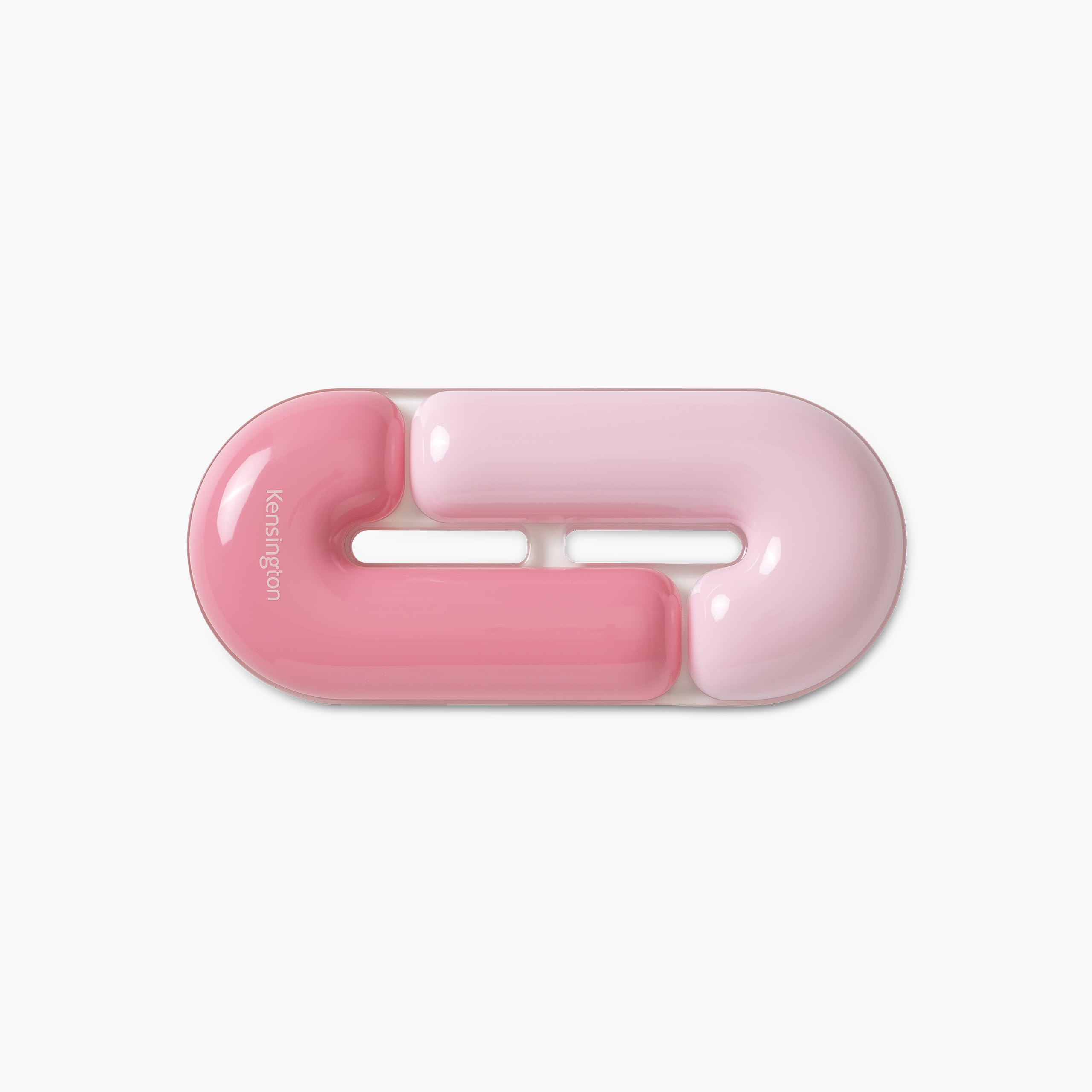 Kensington Duo Gel Loop Mouse Wrist Rest Support Cushion for Mice & Trackballs, Ergonomic Mouse Wrist Support for Pain Relief, Comfortable Non-Skid Gel, Pink 7.4" x 3.27" x 0.7" K62828WW