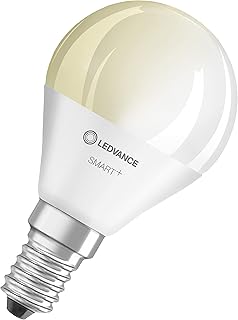 LEDVANCE Smart LED Lamp with WiFi Technology, E14 Socket, Dimmable, Warm White (2700 K), Replaces Incandescent Bulbs with …