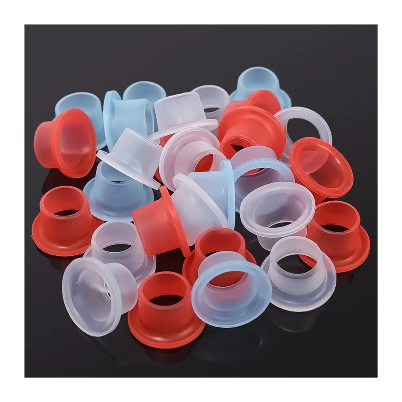 Junta de Sellado a Prueba de Fugas para grifos, válvulas, tuberías roscadas, mangueras, láminas de Silicona, Arandelas, Juntas tóricas para Tapones de fontanería (Blanco, 200 unida