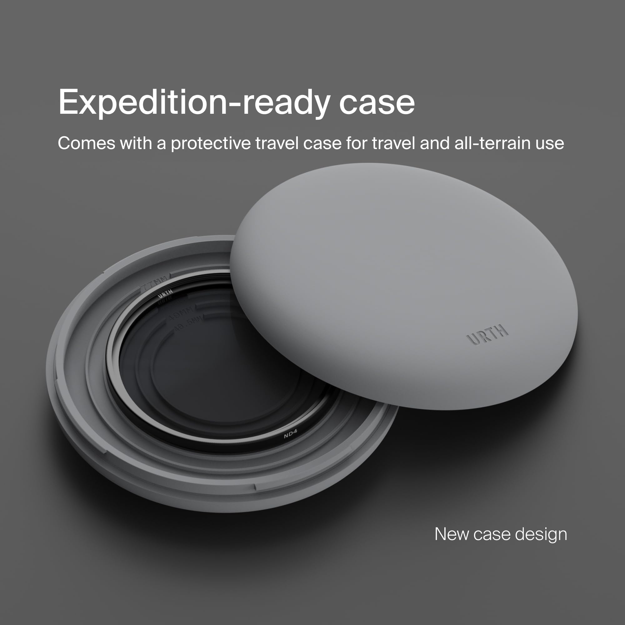 Urth 52 mm Graufilter ND4 (2 Stop) ND Filter (Plus) — Neutraldichte, 20-lagig nanobeschichtet, ultraflache Kamerafilter