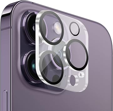 BUFF LABS iPhone Camera Lens Protector, (iPhone 14 Pro Max/iPhone 14 Pro), BLLK, Transparent