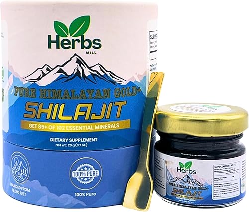 Resina Shilajit orgánica natural del Himalaya de alta calidad  Embalado con más de 85 minerales esenciales para un impulso de energía natural  Alto