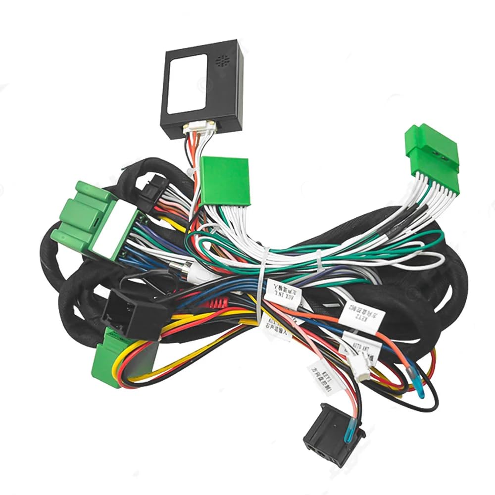 16pin Car Stereo Radio Power Retrofit Wiring Harness Cable Adapter fits for Volvo XC90 2004-2014 with Fiber Optic Amplifier