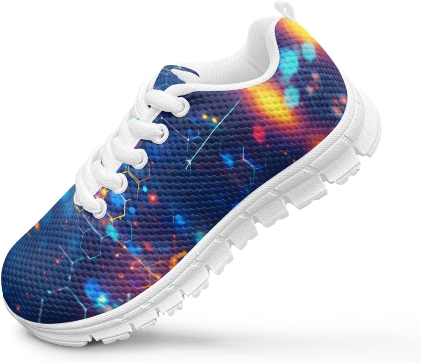 Funnydude Funny Print Boys Casual Shoes Lightweight Breathable Shoes Athletic Sneakers