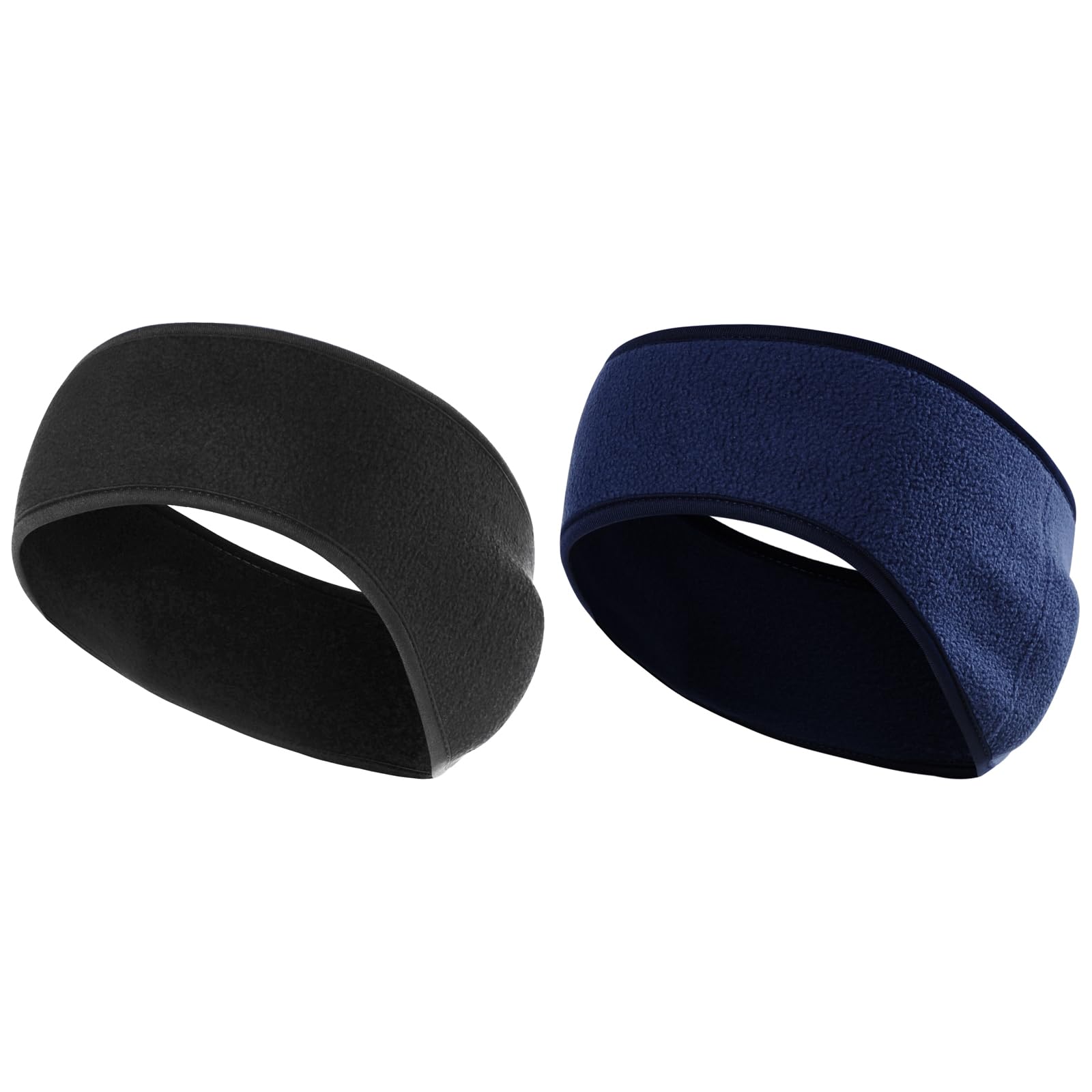 Winter Fleece Ear Warmers Headband Cold Weather Running Ear Muffs Band Covers for Men Women Skiing Cycling Sports Yoga Riding