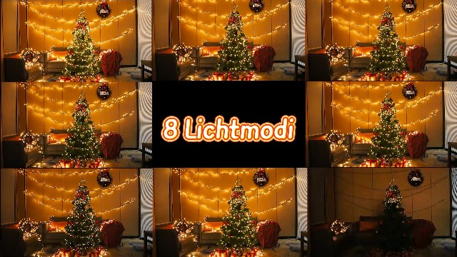 30m Lichterkette 600 LED - Wasserdicht Mit Timer & 8 Modi