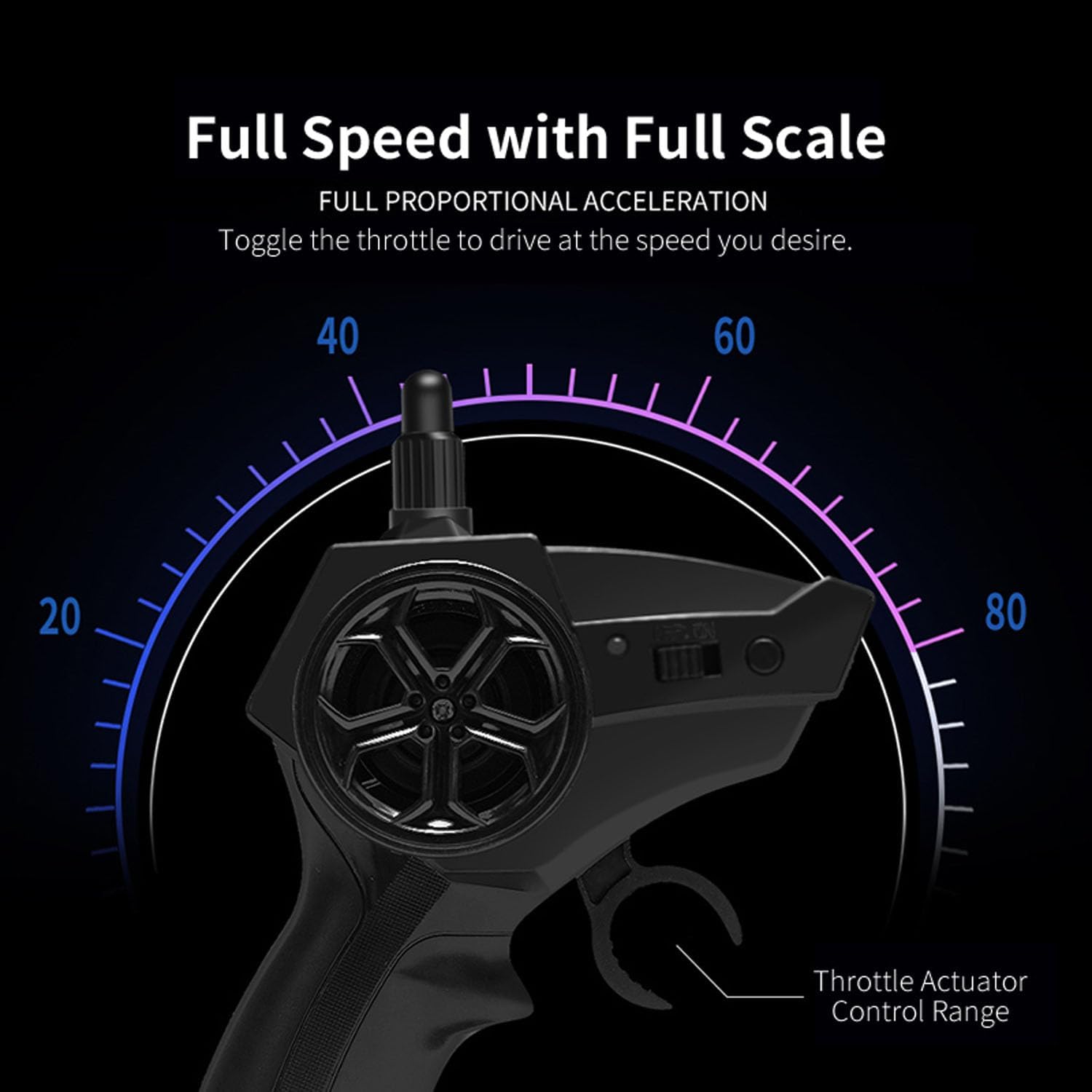 1/16 Q102 RC 4x4 On Road Racing Vehicle Remote Control Drift Car Battery LED Light Effects Ready to Run 2.4Ghz Radio Hobby Grade Model for Adult()