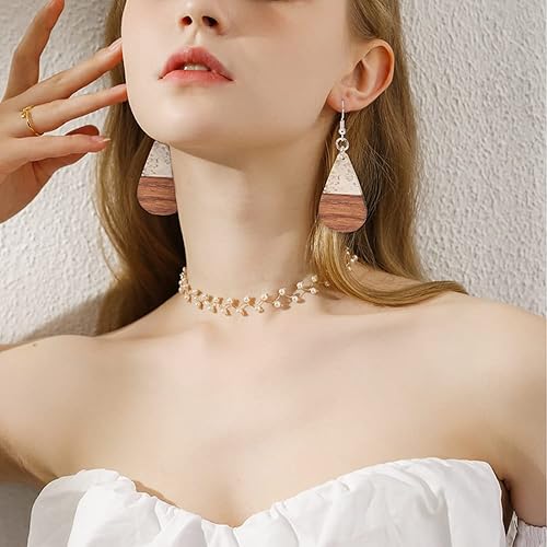 Vista 133 de Colgante de madera de resina, Resina, No es una piedra preciosa 0negro