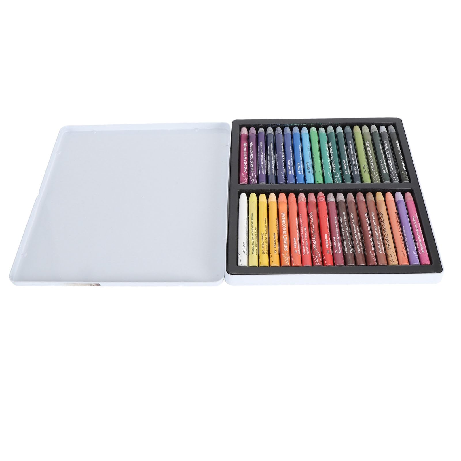 CHICIRIS Aquarellstift-Set, Professionelle, Tragbare, Seidig Wasserlösliche Buntstiftstifte für Künstler Jeden Alters – 12/24/36-teilig (36 Farben)
