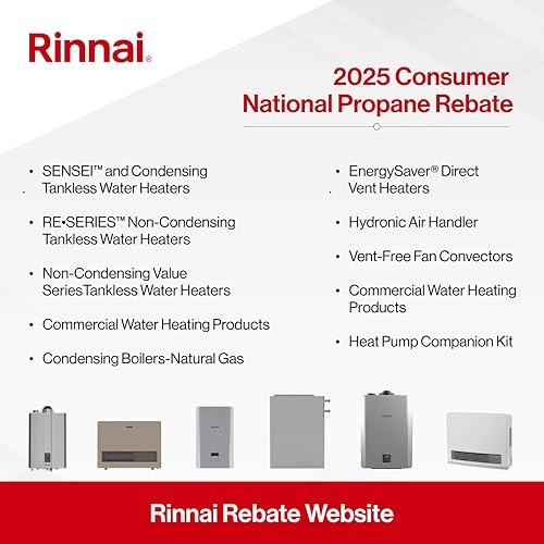 Miniatura 2 de Rinnai FC510P convector de ventilador sin ventilación, calentador de gas de propano