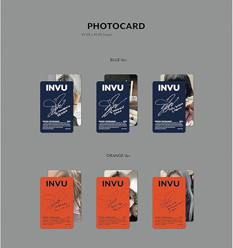 Miniatura 6 de Dreamus SNSD Taeyeon - INVU El tercer álbum incluye póster plegado (naranja ver) (SMK1361)