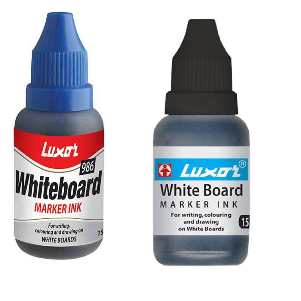 Luxor Whiteboard Marker Ink 15 Ml Blue Black Desertcart