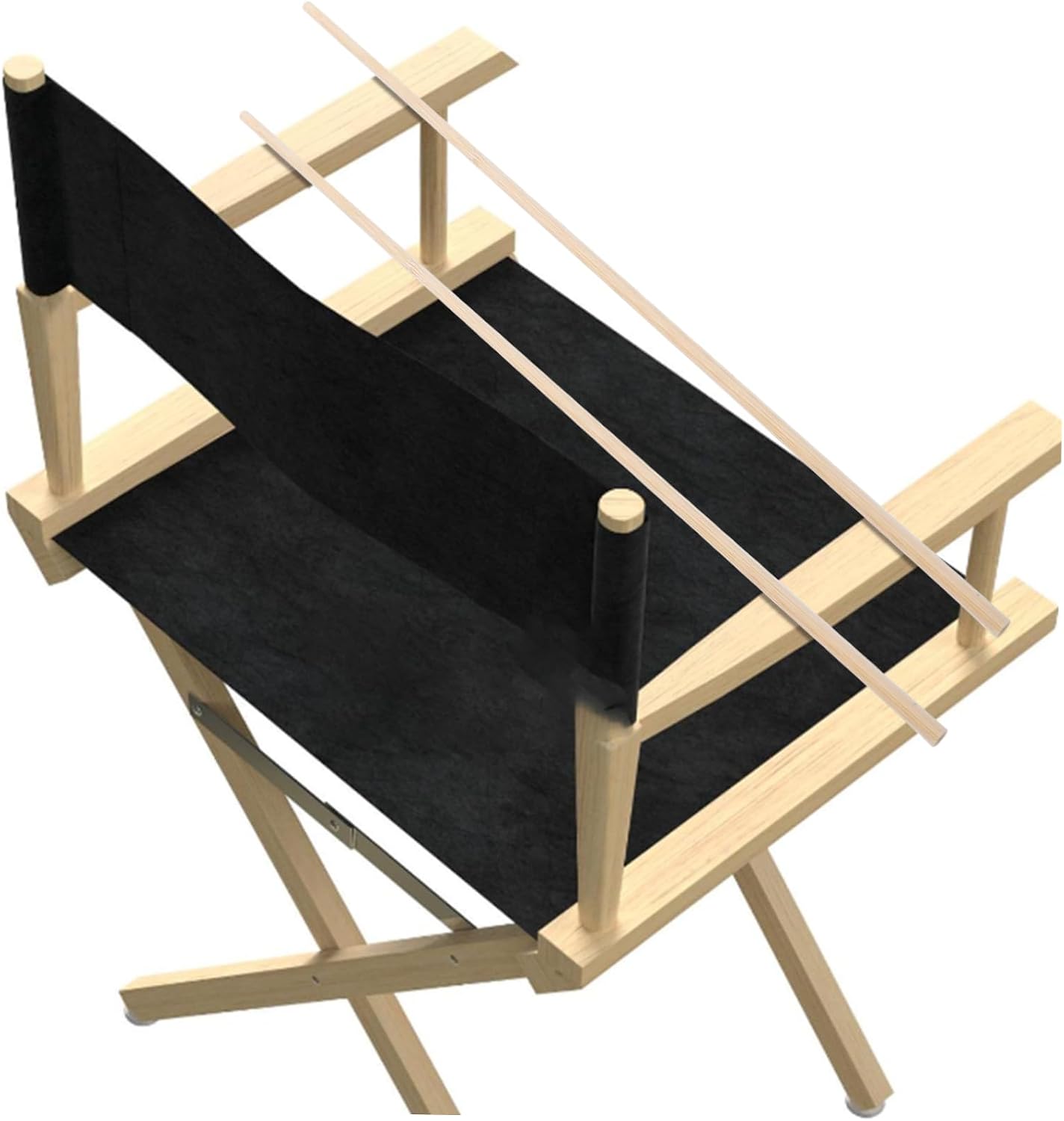 Director Chair Accessories 2pcs Rod Seat Support Stick Chair Cloth Support Rods for Chairs Parts