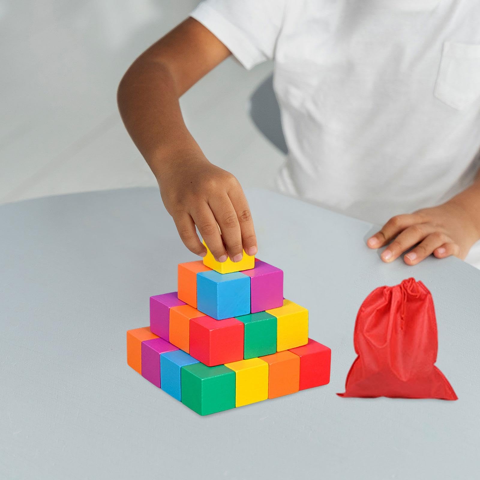 Oshhni conteggio e ordinamento, giocattolo di matematica per l'apprendimento precoce, giocattolo educativo per dipingere, decorare, progetti, 3 Cm 30 Pezzi