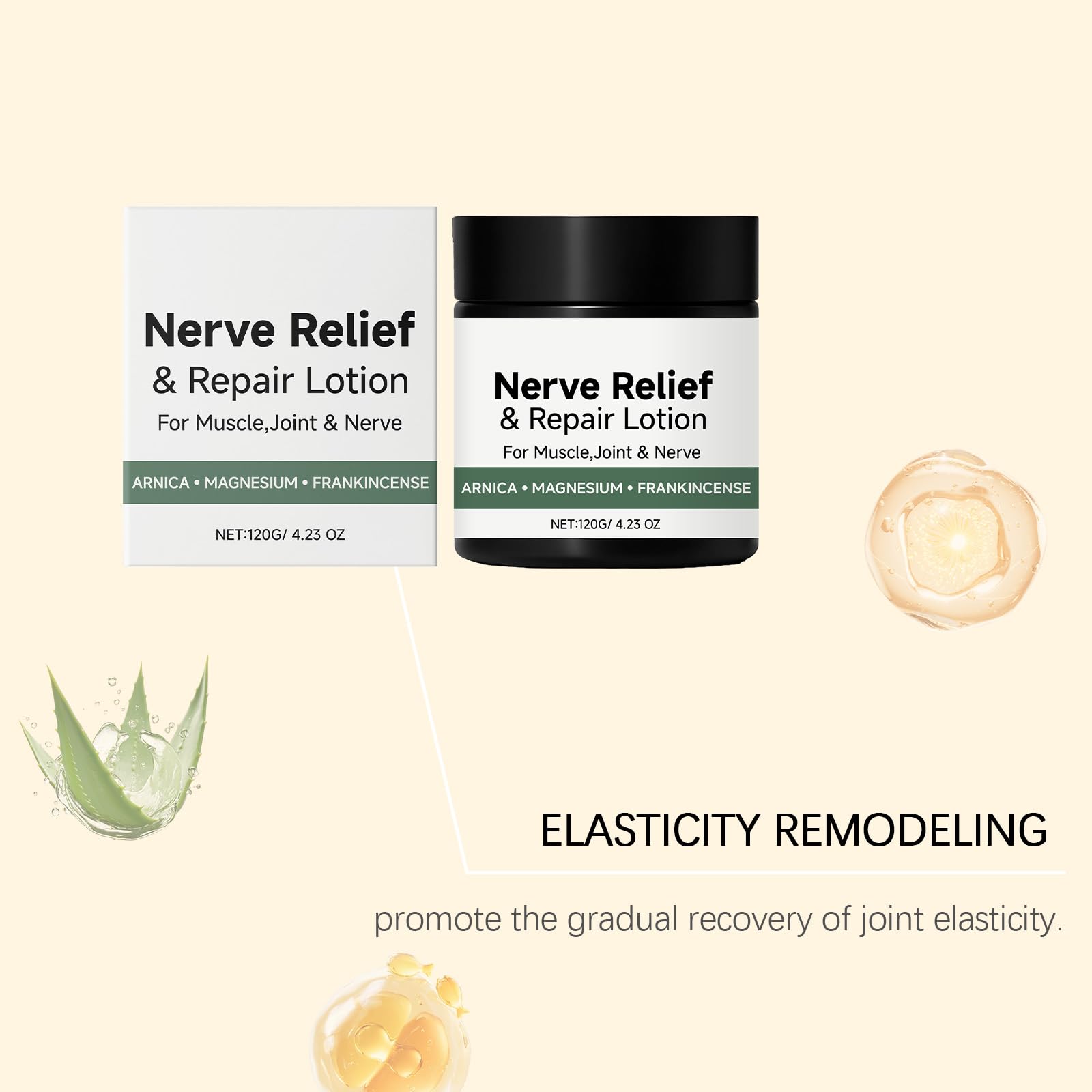 Alcura krem na nerwy, balsam do neuropatii z arniką, naturalny kojący krem nawilżający, codzienny komfort. Alcura balsam do ciała, pleców, kolan, rąk, (12 szt.)