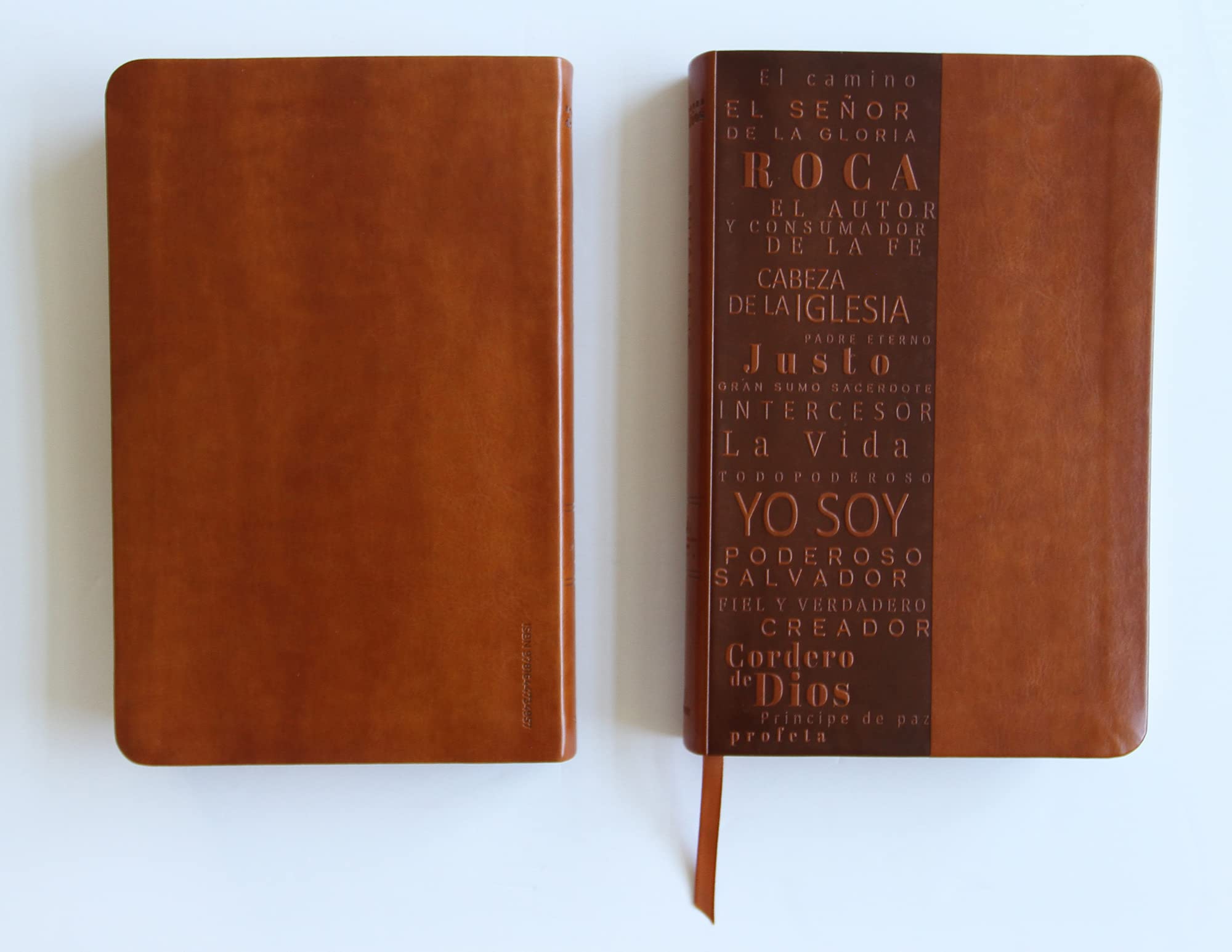 Santa Biblia / Holy Bible: Reina-Valera 1960, canelacon, simil piel, con nombres de Dios / Reina-valera 1960, Brown, Leathersoft With Names of God