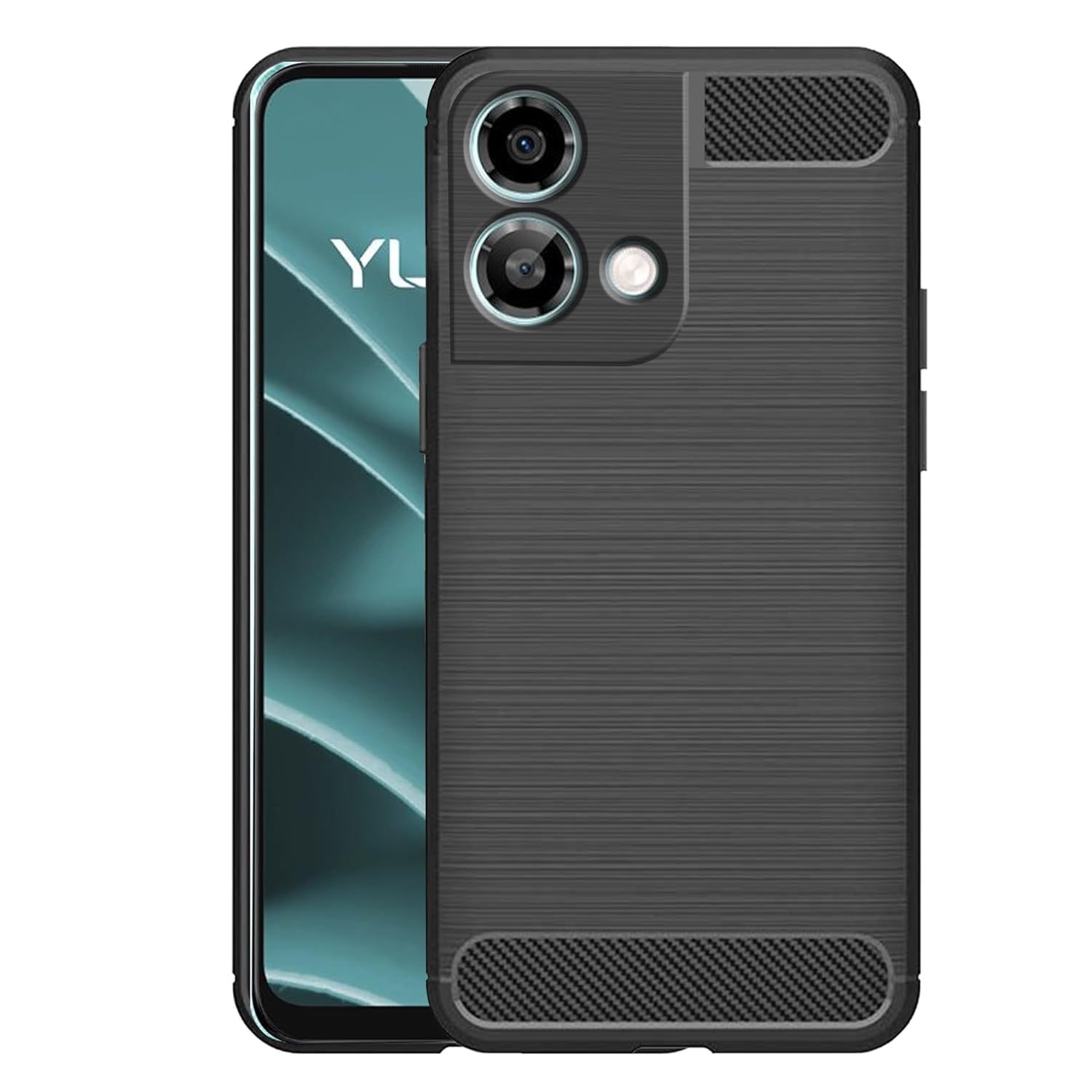 Inktree Back Cover Case for Lava Yuva 3 Pro/Lava Yuva 3 Pro Back Cover (Carbon Fibre Rugged Armour Black Colour) (B0CRPMV3JM) Amazon Price History, Amazon Price Tracker
