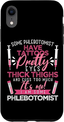 iPhone XR Phlebotomy Tatuajes gruesos de muslos para estuche de venopuntura