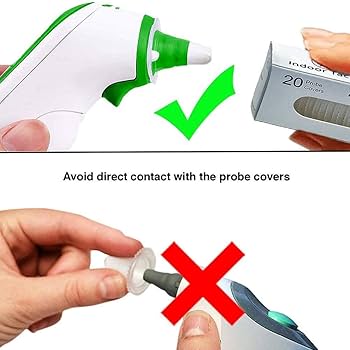Amazon | 100個の使い捨て耳式体温計プローブカバー/リフィル