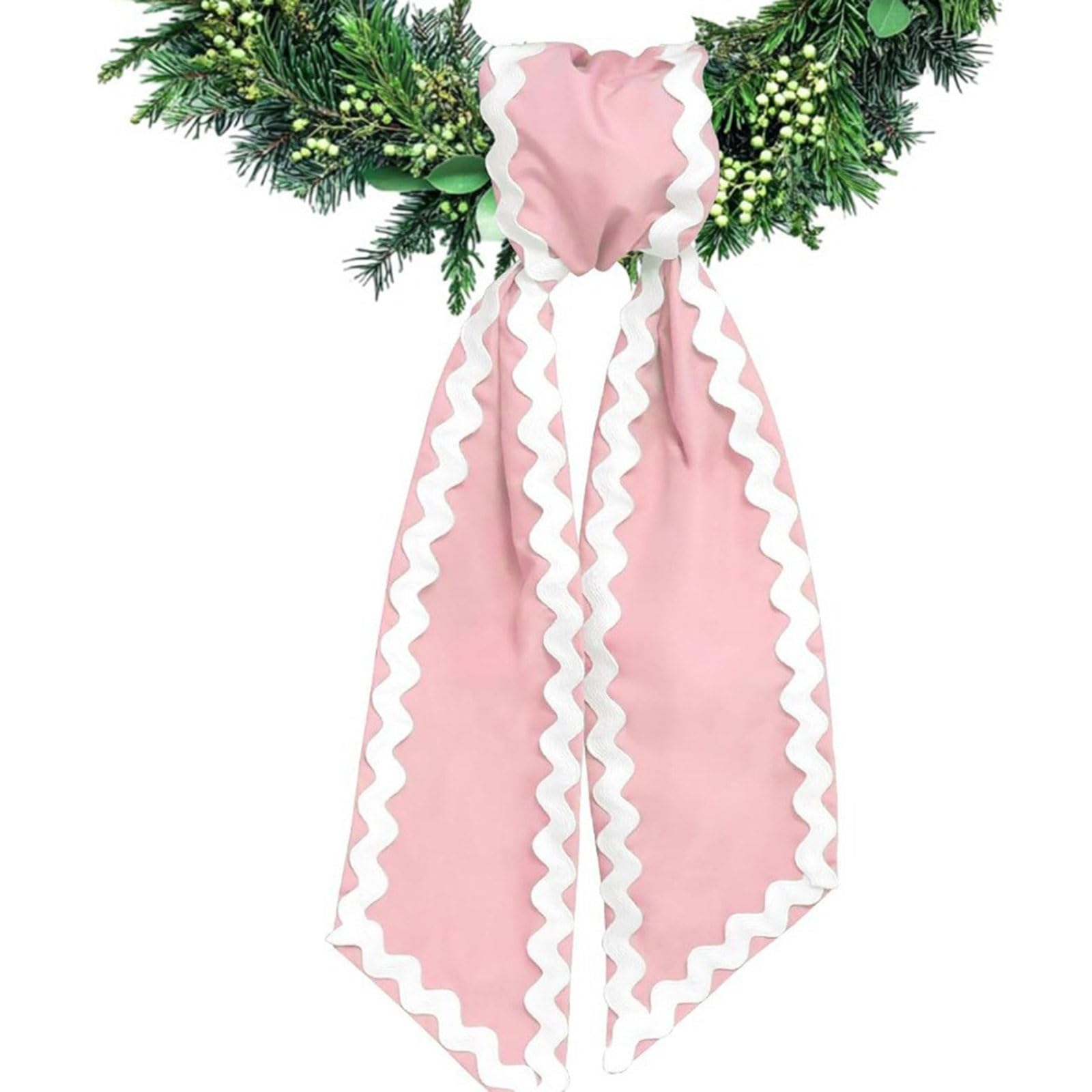 Msioytog D Layer Scallope Window Scarf Set For Indoor Outdoors Ecoration Sturdy An Fade Resistant Fabric Oor Garlands Fluctuation Home Ecoration