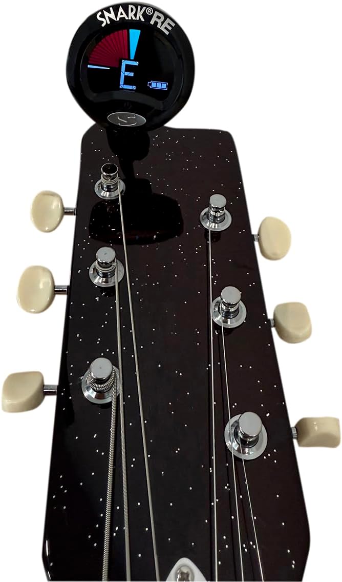 Snark SN5X Tuner attached to a violin headstock