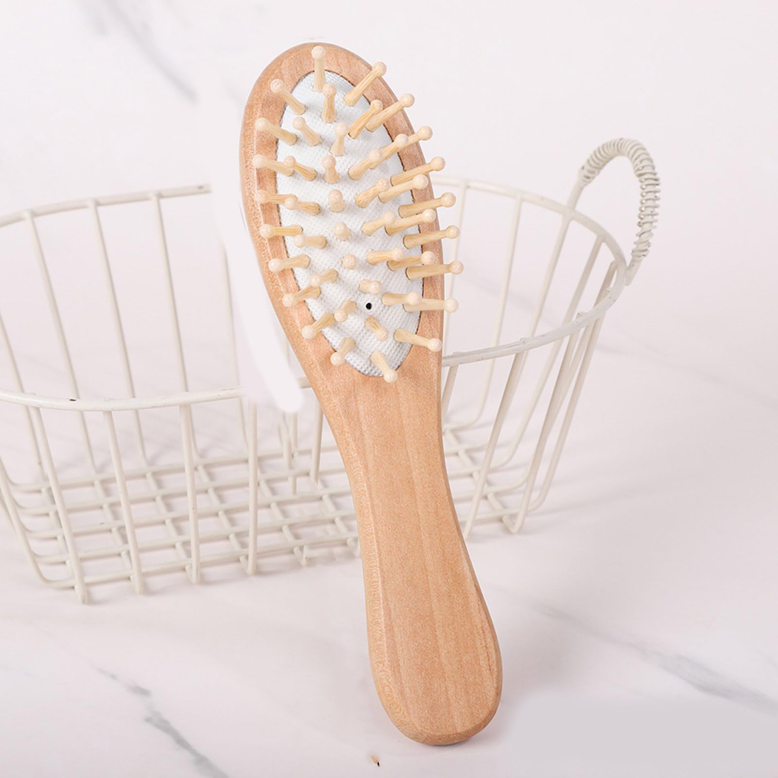 Juego de cepillo portátil para bebés, cerdas de lana suave, suave para el cuero cabelludo, incluye peine y baño, seguro, fácil de transportar para recién nacidos