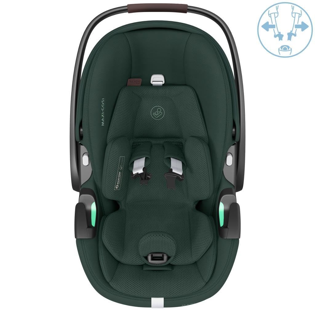 Silla de coche Gr.0+ Pebble 360 Pro² - Twillic Green