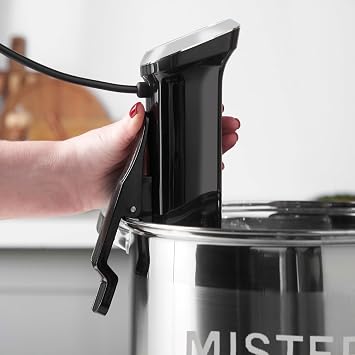 MisterChef Professional Precision Sous-Vide Immersion Circulator – 1200 W – Ultra-Quiet Operation – High-Performance Brushless Motor – Anti-Rust Construction – Energy Class A+++
