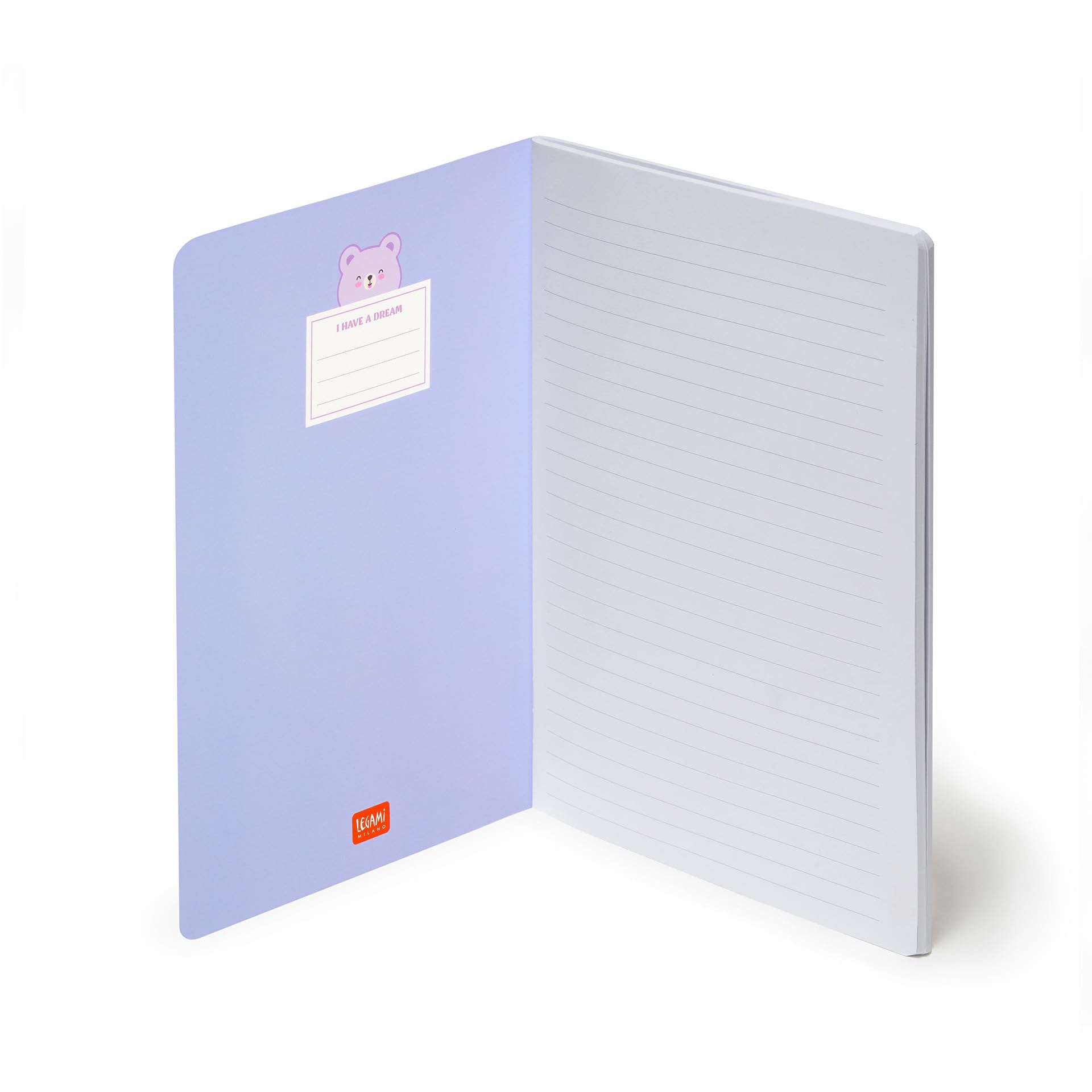 Legami Quaderno a Righe 7 mm B5 100 Pagine Rilegatura a Punto Singer 18.5 x 24.8 cm