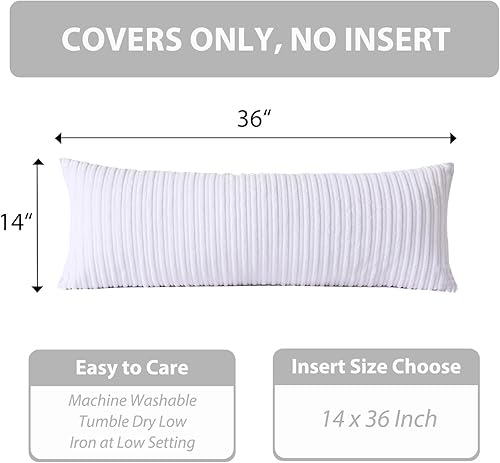 Miniatura 419 de UGASA - Juego de 2 fundas de almohada de terciopelo a rayas, funda decorativa para cojín con cremallera oculta para el hogar, sofá, dormitorio,