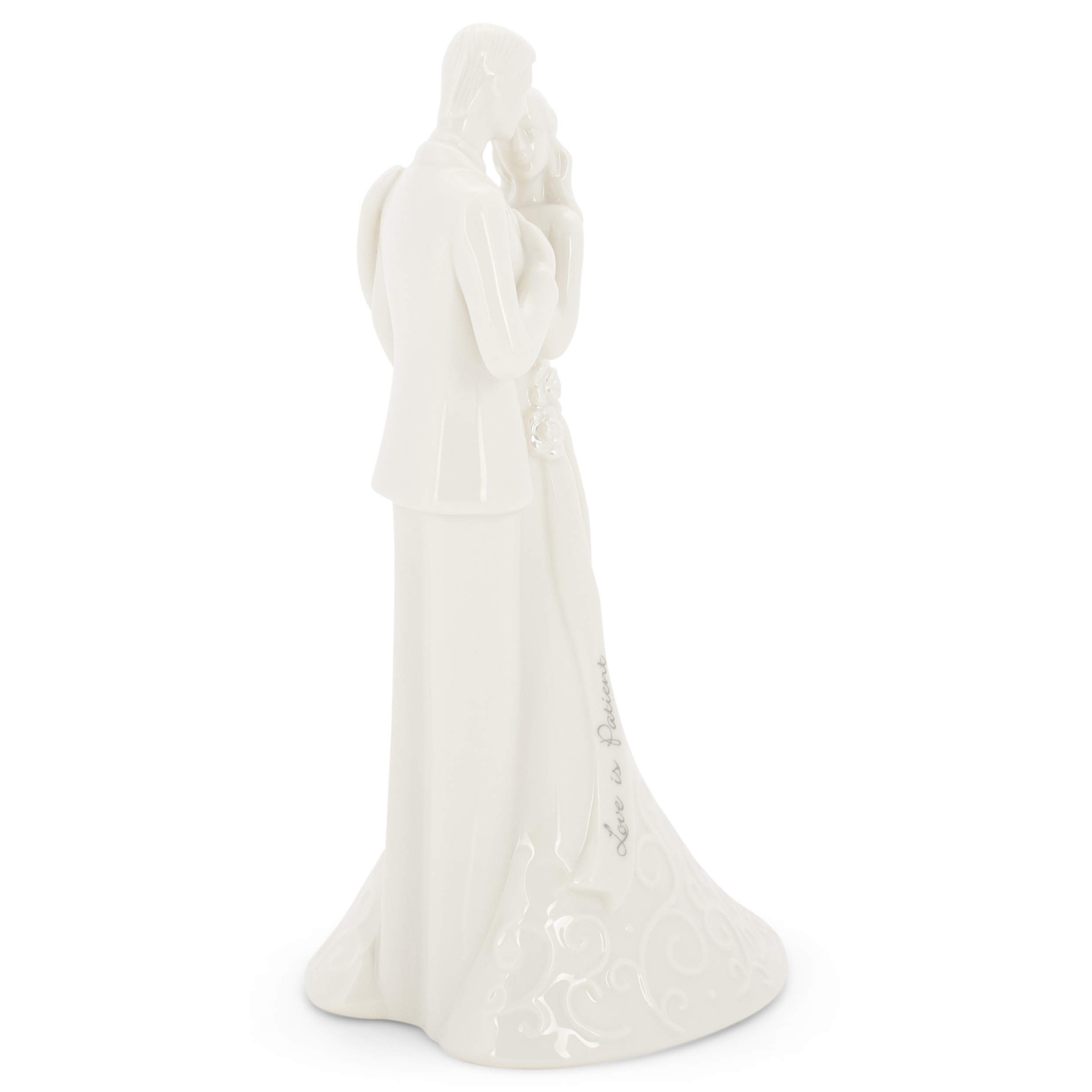Roman Tortenaufsatz Hochzeitstag 21,6 cm hoch weiß 13226