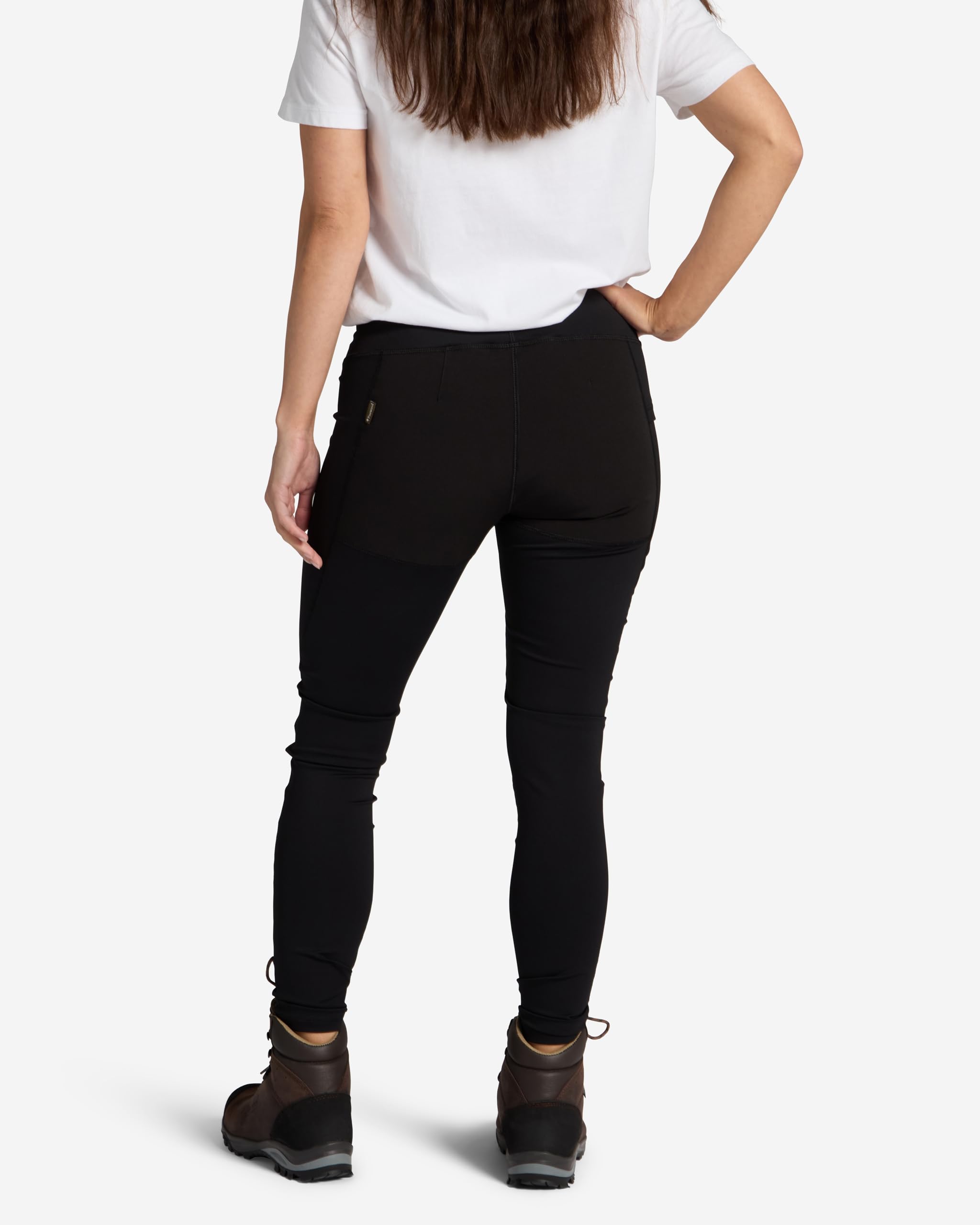 Pinewood Damen Active Tights mit praktischer Tachen am Bein und viel Bewgungsfreiheit durch 4 Wege-Stretch, funktionale und stilvolle Gym & Sportleggings