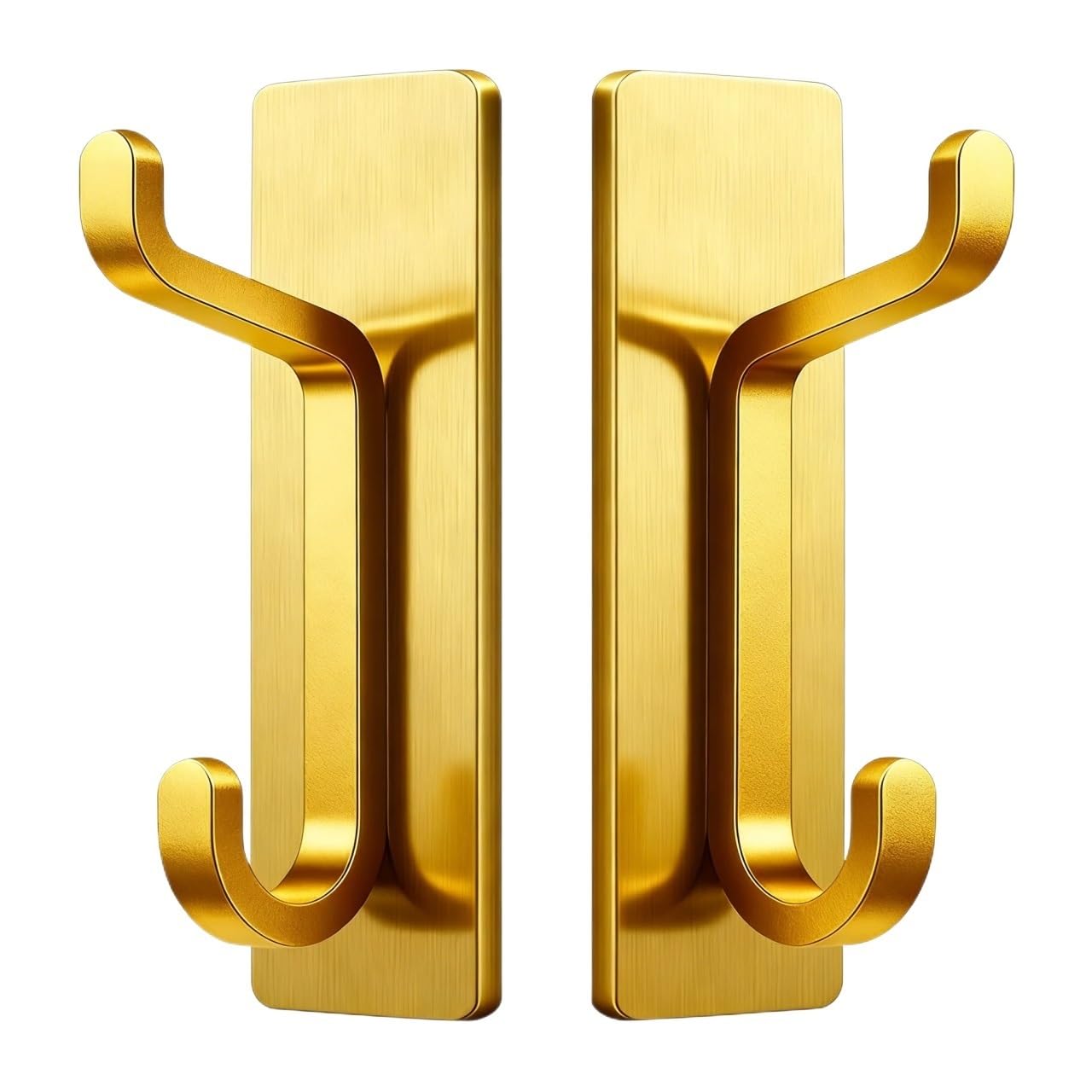 2/4pcs Adhesive Wall Hooks for Hanging Towel for Bathrooms Door Hanger Coat Hook Heavy Duty Sticky No Damage