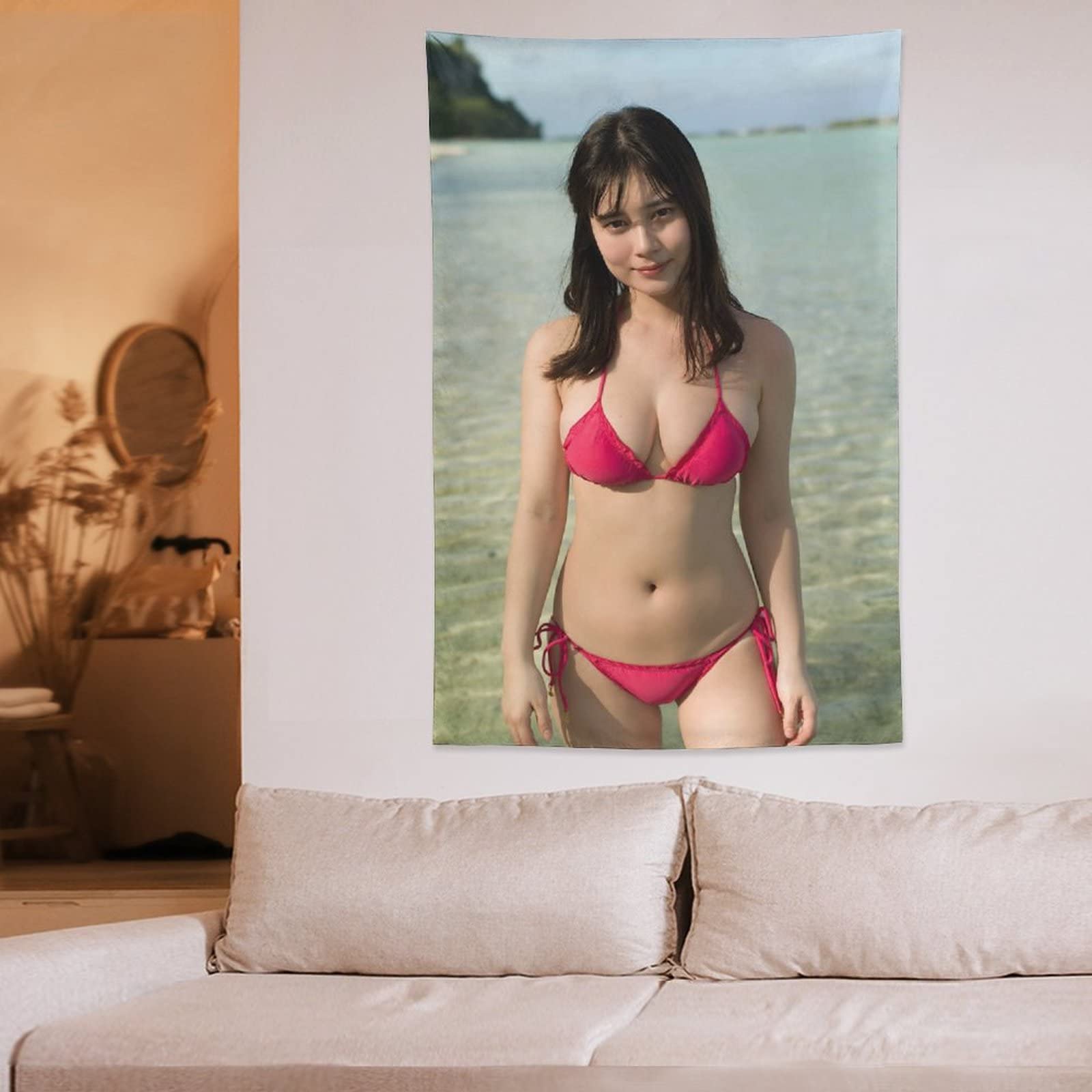 大久保桜子 等身大ポスター FLASHスペシャル 白いビキニ姿で挑発