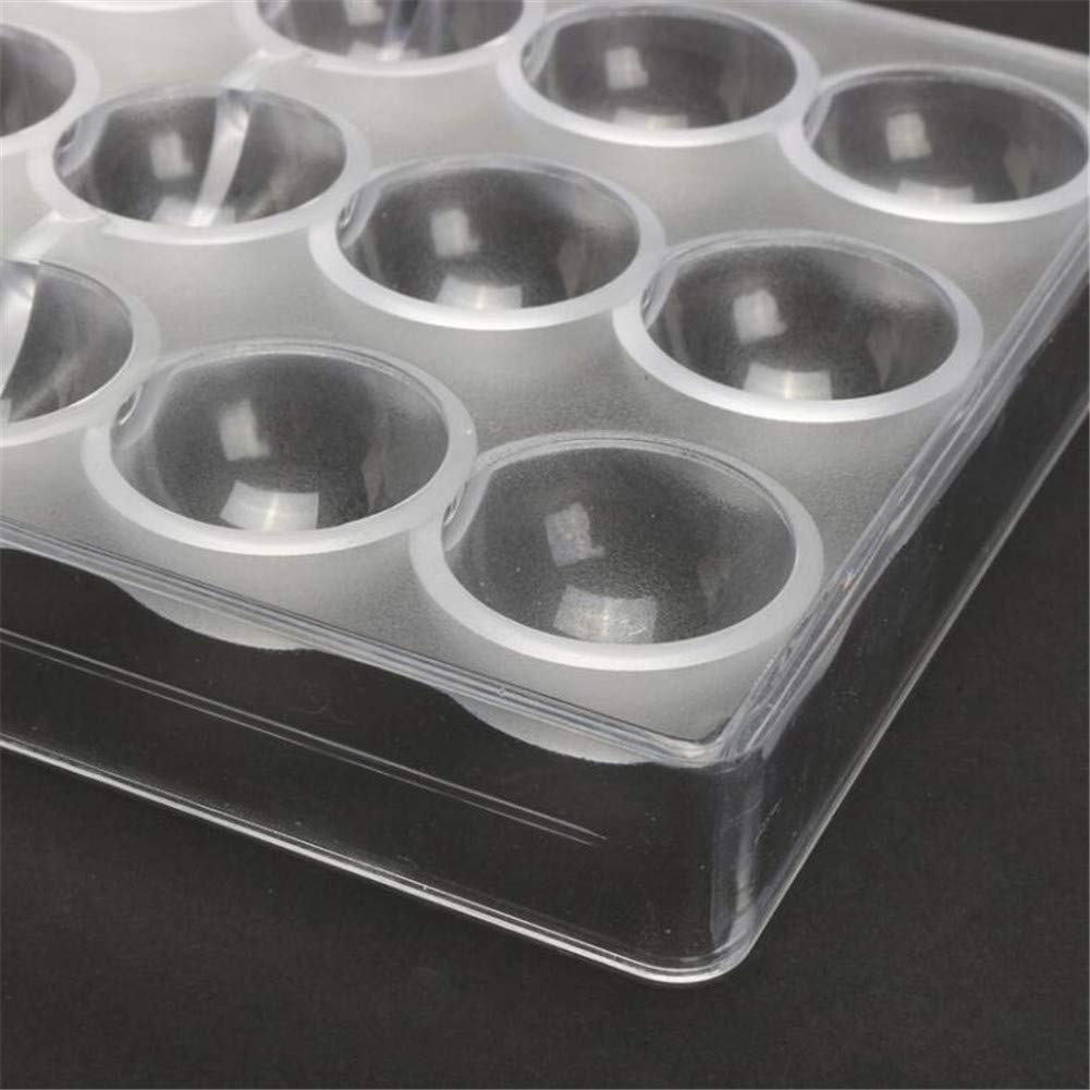 Goldbaking Moule à Chocolat Semi-sphérique En Polycarbonate