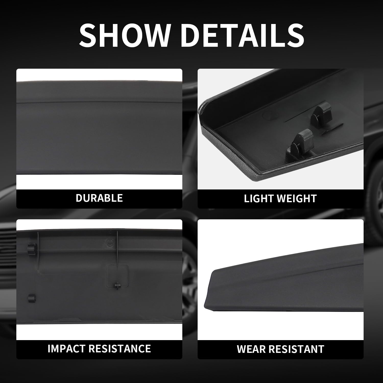 Tailgate Spoiler Cap Molding for Ram 2500 3500 2019-2024 Trim Cover 68364364AA image 7