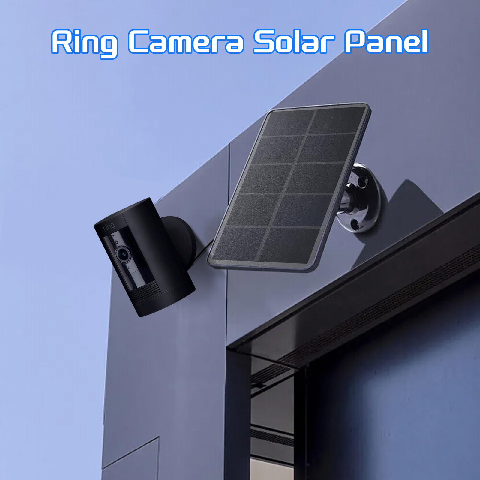 Amazon.com : Ring Camera Solar Panel Charger, Compatible