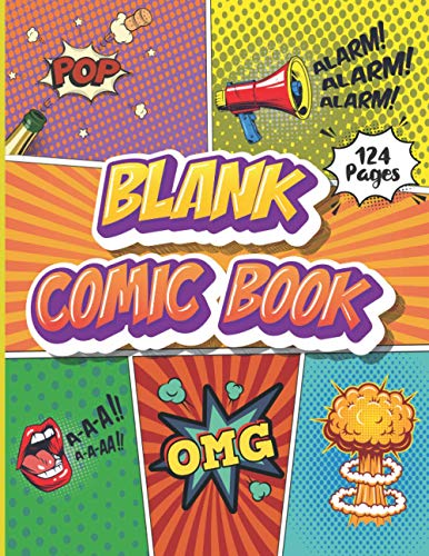 Draw Your Own Comic Book Adults: The Perfect Blank Comic Book Kit â€“ 124 Pages & 60+ Unique Templates. Blank Comic Template Workbook For Adults & ... With This Large Comic Drawing Sketchbook.