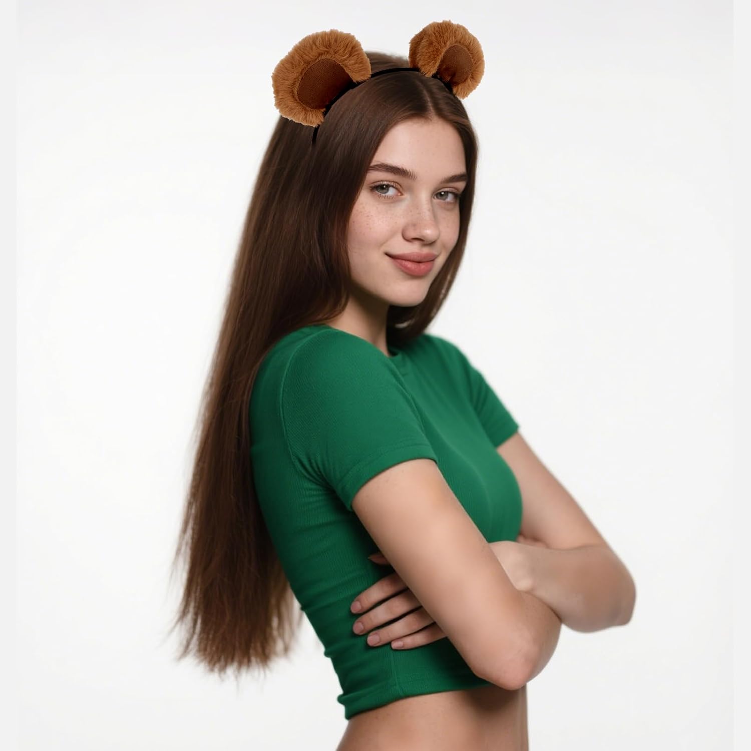 Bear Ears, Animal Ears Headband Plush Halloween Headwear Xmas Themed Party - Image 2